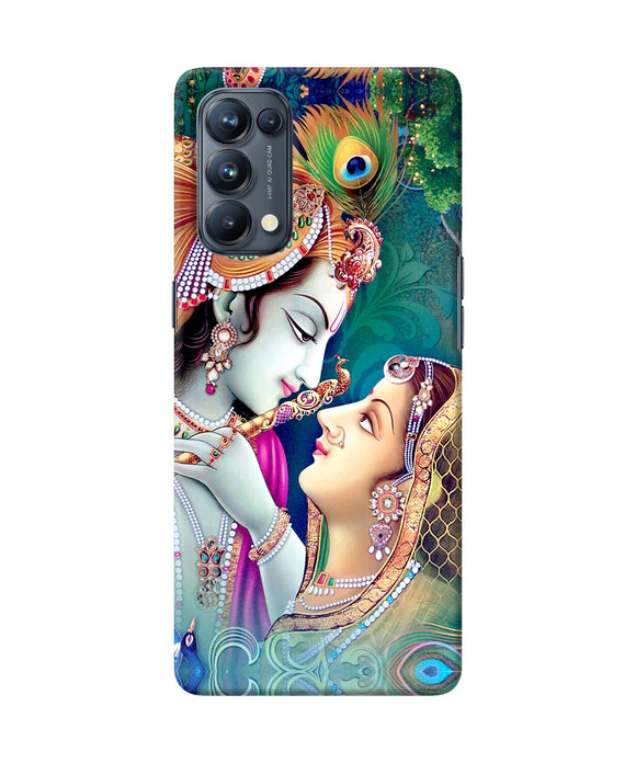 Lord radha krishna paint Oppo Reno5 Pro 5G Back Cover