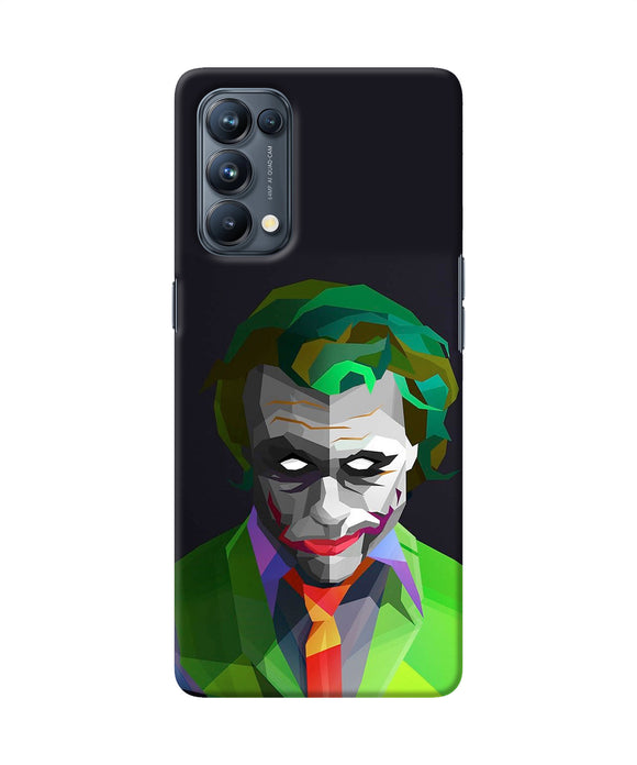 Abstract dark knight joker Oppo Reno5 Pro 5G Back Cover