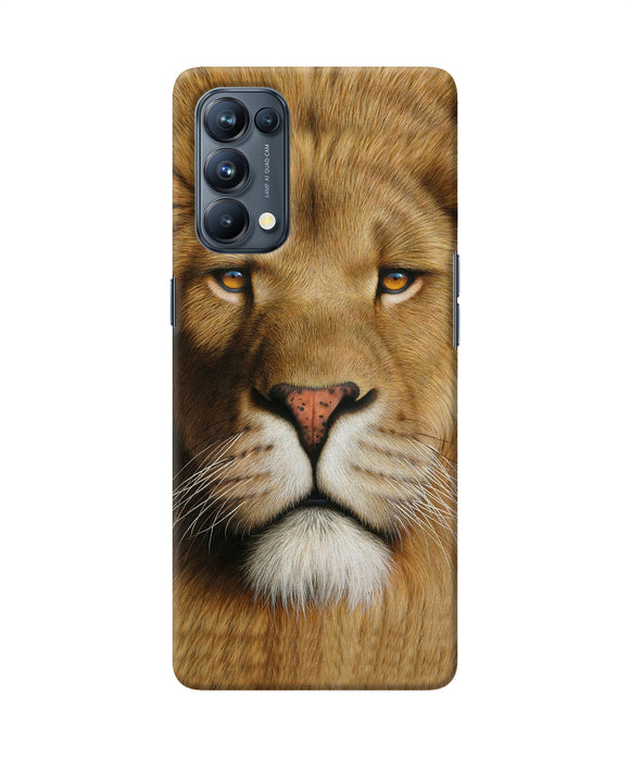 Nature lion poster Oppo Reno5 Pro 5G Back Cover