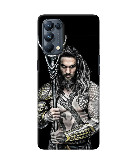 Aquaman trident black Oppo Reno5 Pro 5G Back Cover