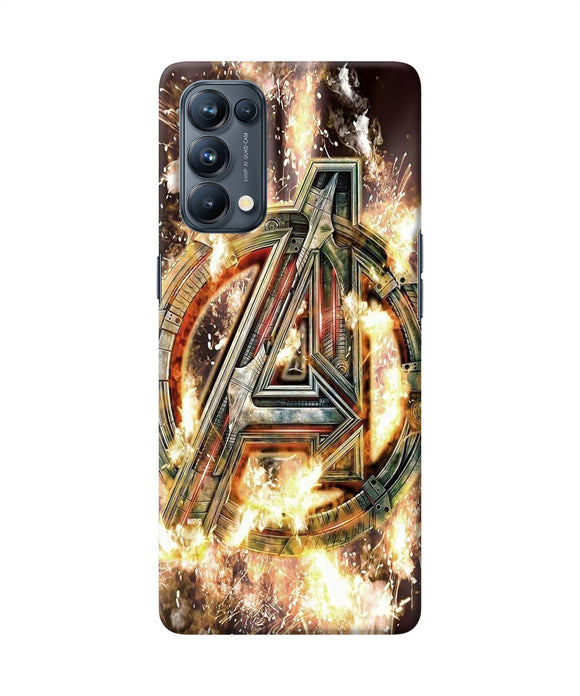 Avengers burning logo Oppo Reno5 Pro 5G Back Cover