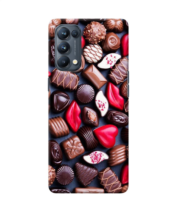 Valentine special chocolates Oppo Reno5 Pro 5G Back Cover