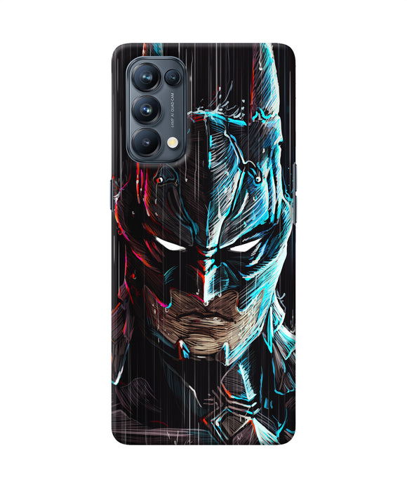Batman face Oppo Reno5 Pro 5G Back Cover