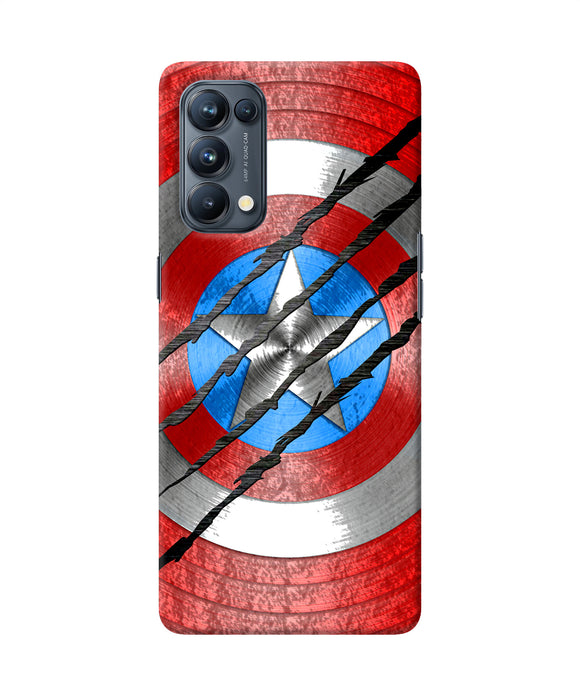 Scratch on shield Oppo Reno5 Pro 5G Back Cover