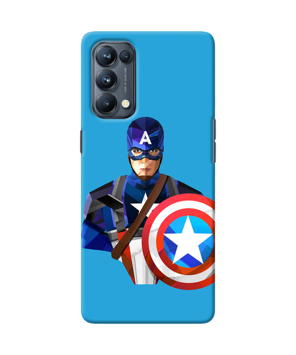 Captain america character Oppo Reno5 Pro 5G Back Cover