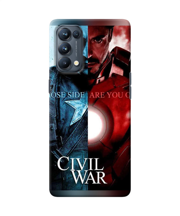 Civil war Oppo Reno5 Pro 5G Back Cover