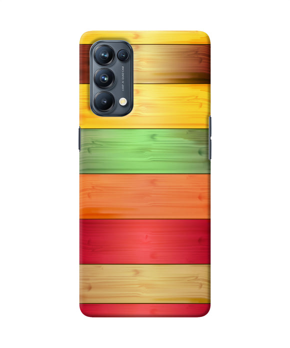 Wooden colors Oppo Reno5 Pro 5G Back Cover