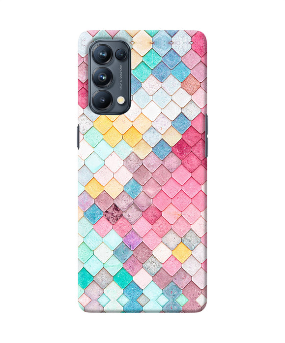 Colorful fish skin Oppo Reno5 Pro 5G Back Cover