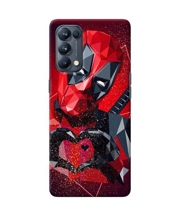 Deadpool love Oppo Reno5 Pro 5G Back Cover
