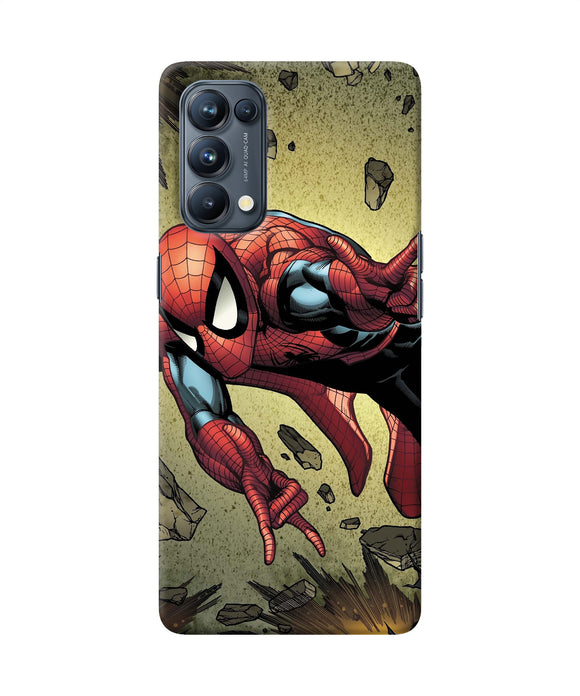 Spiderman on sky Oppo Reno5 Pro 5G Back Cover