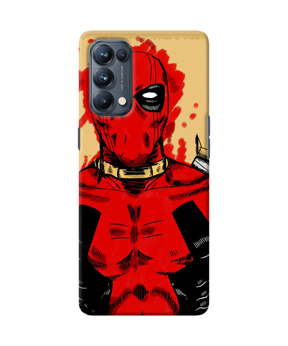 Blooded deadpool Oppo Reno5 Pro 5G Back Cover