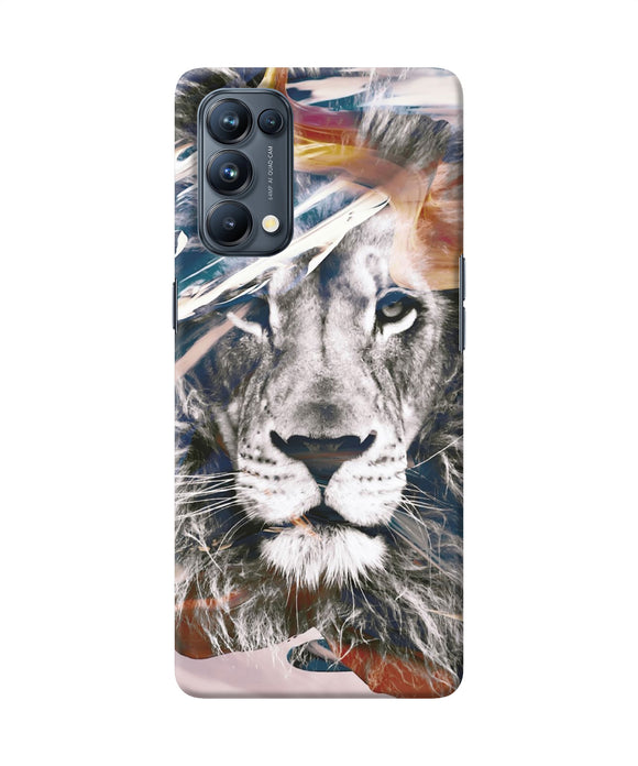 Lion poster Oppo Reno5 Pro 5G Back Cover