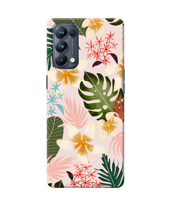Leaf print Oppo Reno5 Pro 5G Back Cover