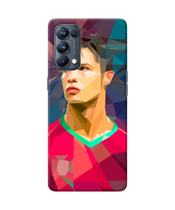 Abstract ronaldo Oppo Reno5 Pro 5G Back Cover
