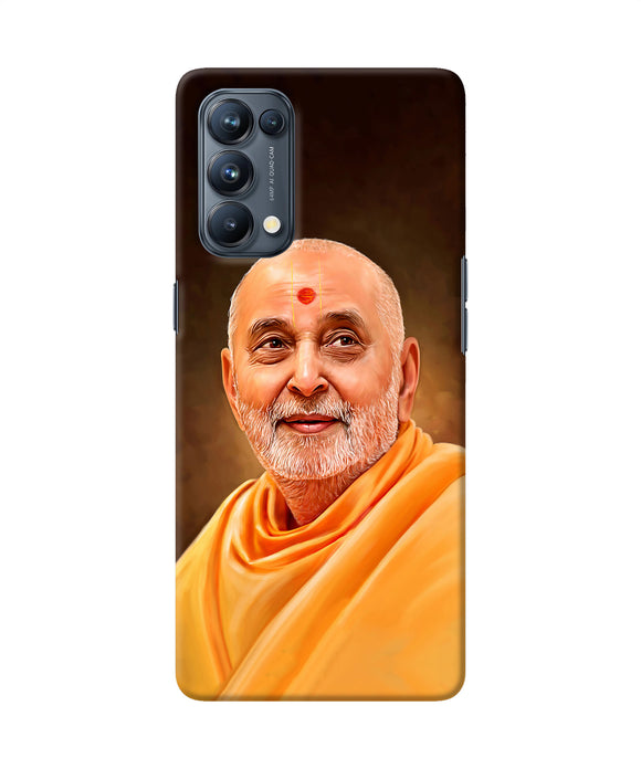 Pramukh swami painting Oppo Reno5 Pro 5G Back Cover