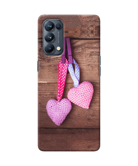 Two gift hearts Oppo Reno5 Pro 5G Back Cover