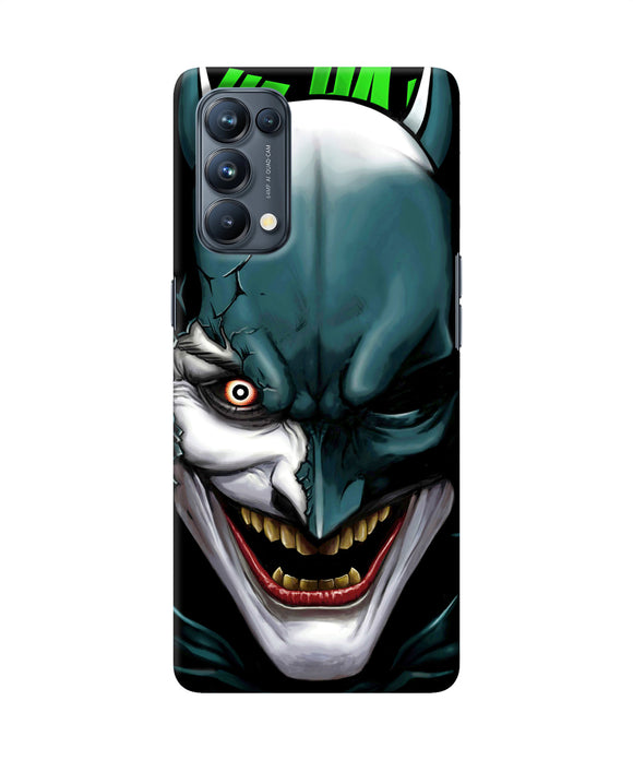 Batman joker smile Oppo Reno5 Pro 5G Back Cover