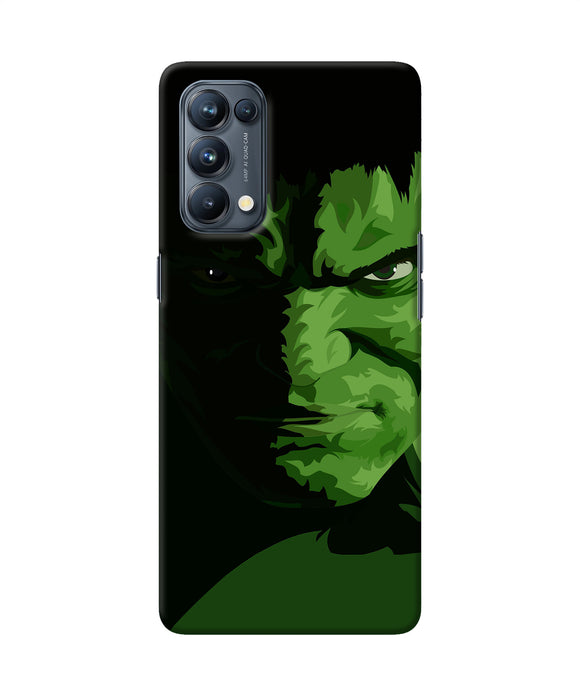 Hulk green painting Oppo Reno5 Pro 5G Back Cover