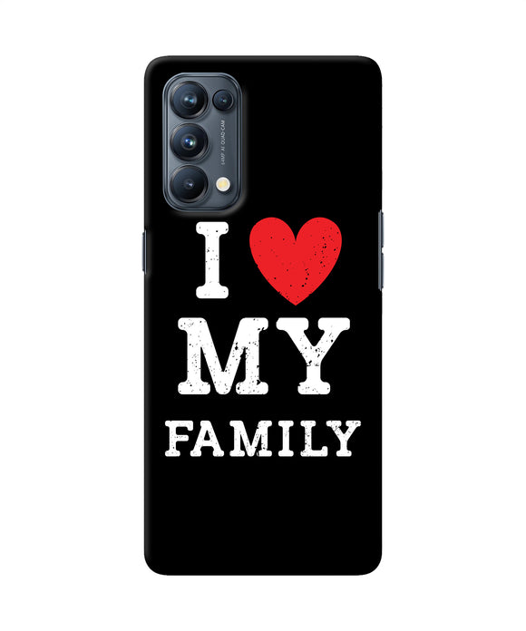 I love my family Oppo Reno5 Pro 5G Back Cover
