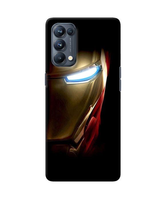 Ironman half face Oppo Reno5 Pro 5G Back Cover