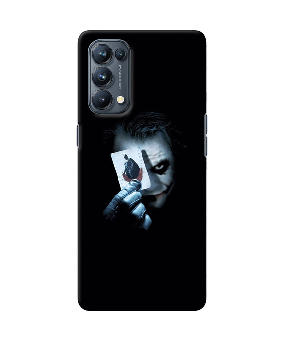 Joker dark knight card Oppo Reno5 Pro 5G Back Cover