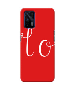 Love one Realme GT 5G Back Cover