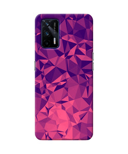 Abstract red blue shine Realme GT 5G Back Cover