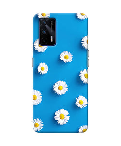 White flowers Realme GT 5G Back Cover