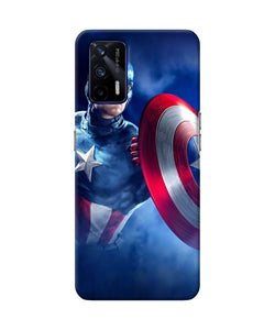 Captain america on sky Realme GT 5G Back Cover