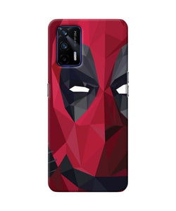 Abstract deadpool half mask Realme GT 5G Back Cover