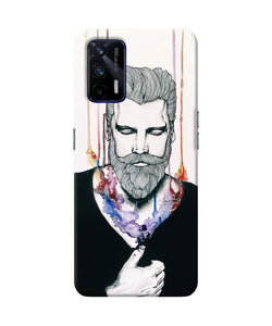 Beard man character Realme GT 5G Back Cover