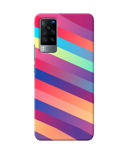 Stripes color Vivo X60 Back Cover