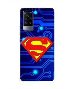 Superman Abstract Vivo X60 Real 4D Back Cover