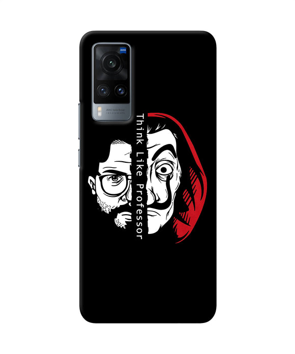 Money Heist Think Like Professor Vivo X60 Back Cover