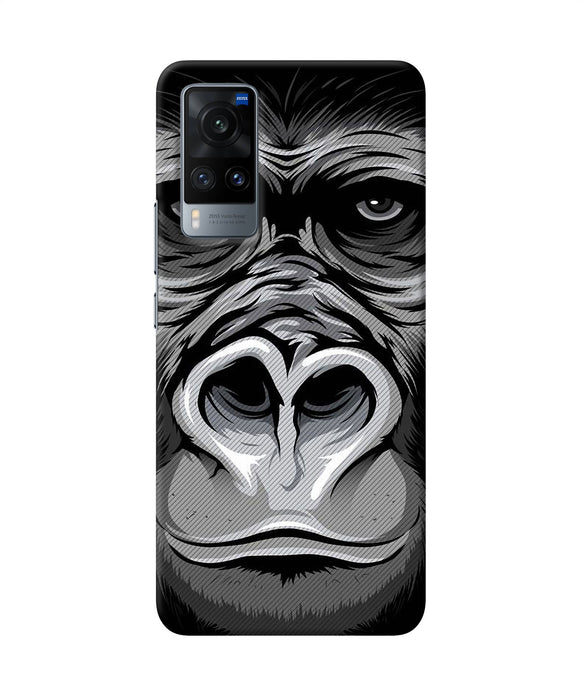 Black chimpanzee Vivo X60 Back Cover