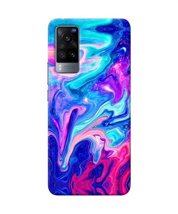 Abstract colorful water Vivo X60 Back Cover