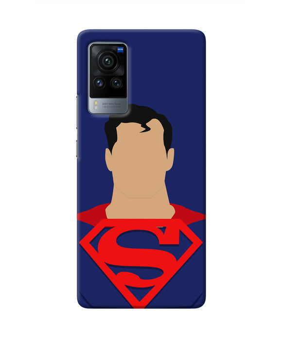 Superman Cape Vivo X60 Pro Real 4D Back Cover