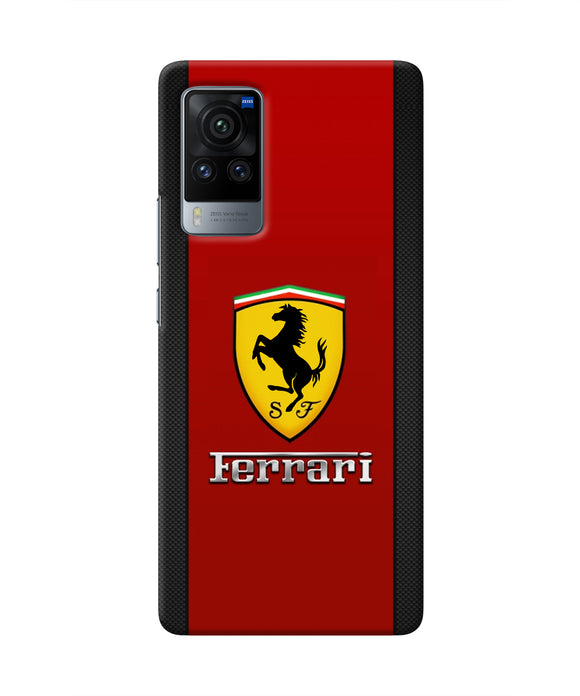 Ferrari Abstract Vivo X60 Pro Real 4D Back Cover