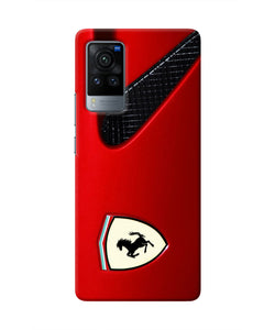 Ferrari Hood Vivo X60 Pro Real 4D Back Cover