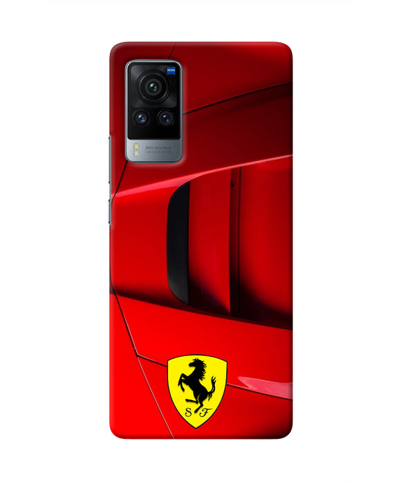 Ferrari Car Vivo X60 Pro Real 4D Back Cover