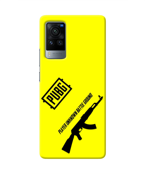 PUBG AKM Gun Vivo X60 Pro Real 4D Back Cover