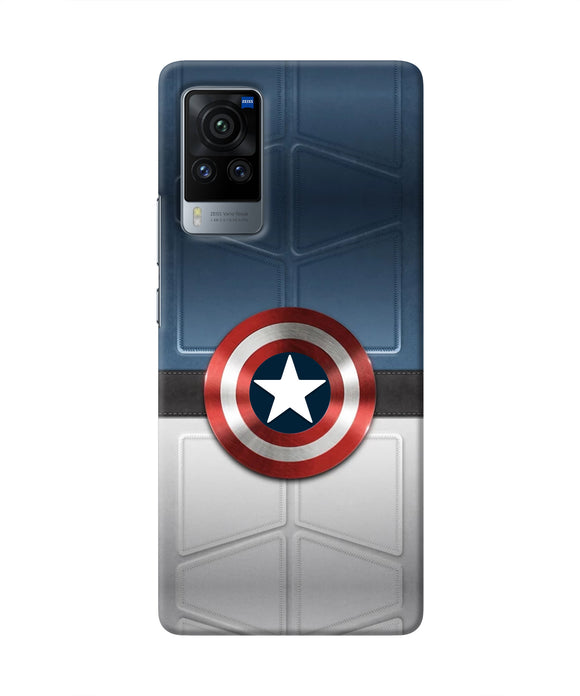 Captain America Suit Vivo X60 Pro Real 4D Back Cover