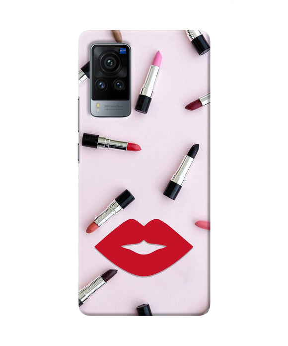 Lips Lipstick Shades Vivo X60 Pro Real 4D Back Cover