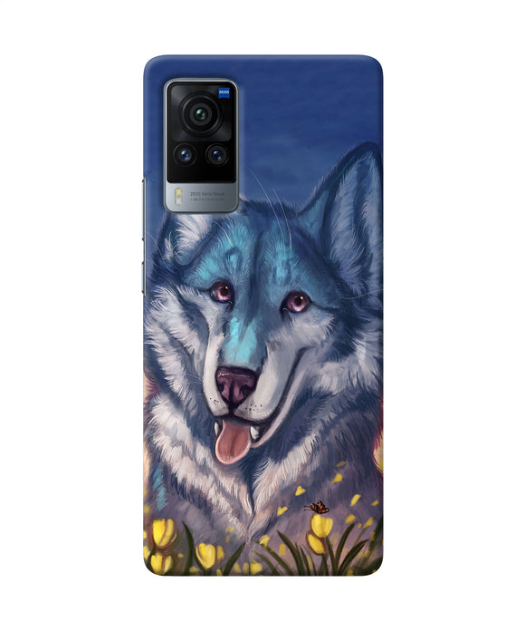 Cute wolf Vivo X60 Pro Back Cover