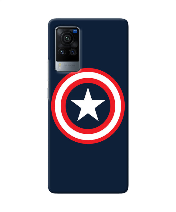 Captain america logo Vivo X60 Pro Back Cover