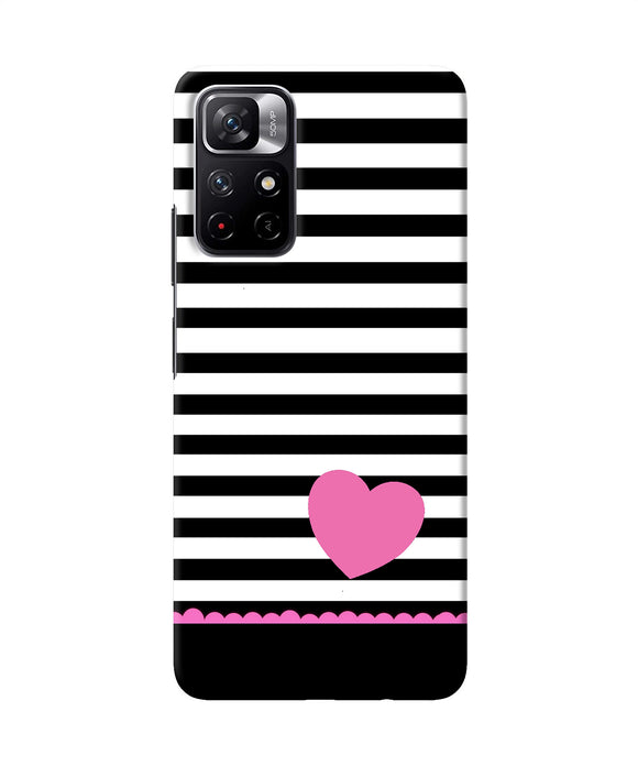 Abstract heart Redmi Note 11T 5G Back Cover