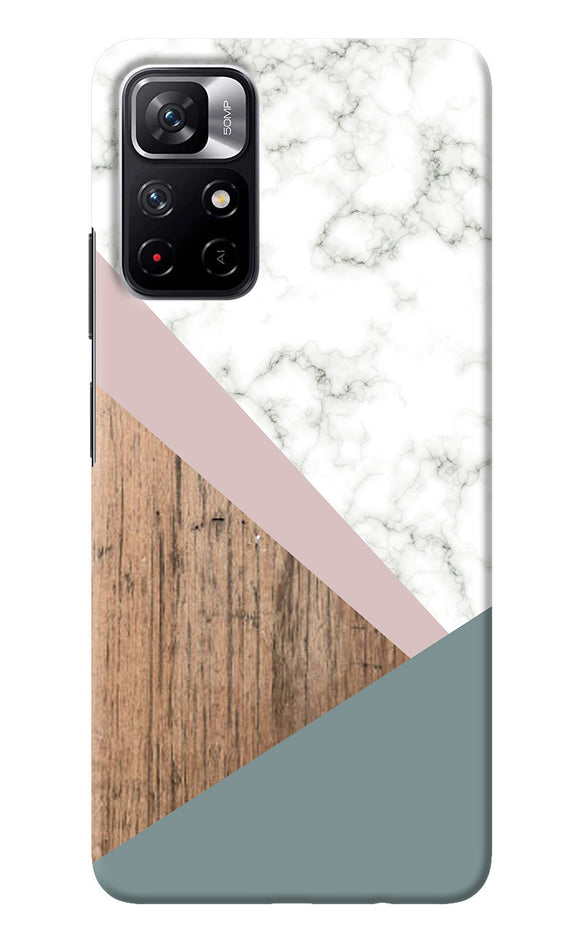 Marble wood Abstract Redmi Note 11T 5G Back Cover