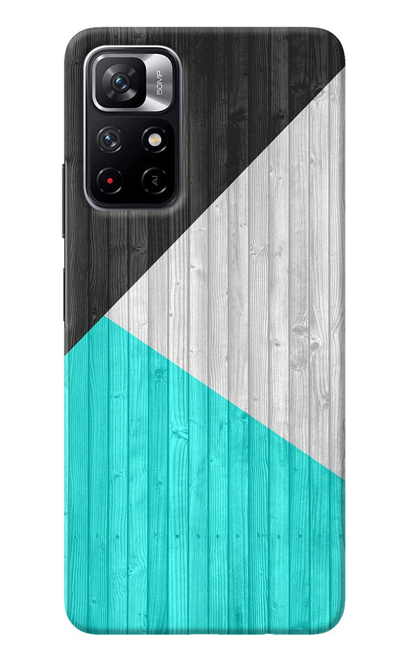 Wooden Abstract Redmi Note 11T 5G Back Cover