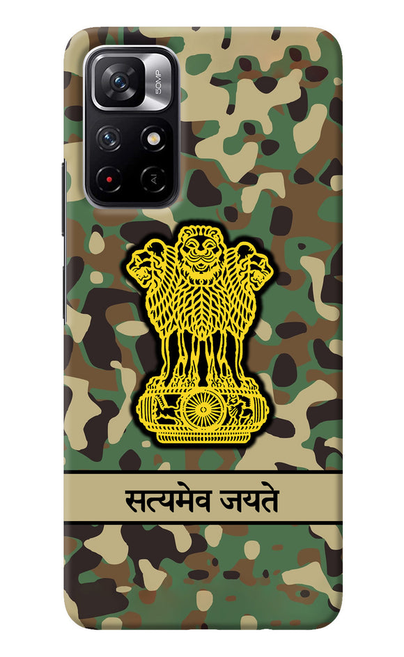 Satyamev Jayate Army Redmi Note 11T 5G Back Cover