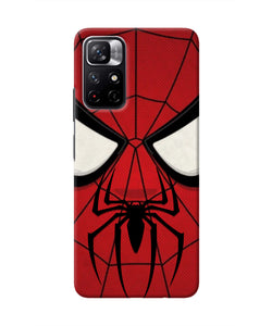 Spiderman Face Redmi Note 11T 5G Real 4D Back Cover